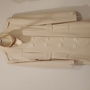 H&M Cream Wool Coat